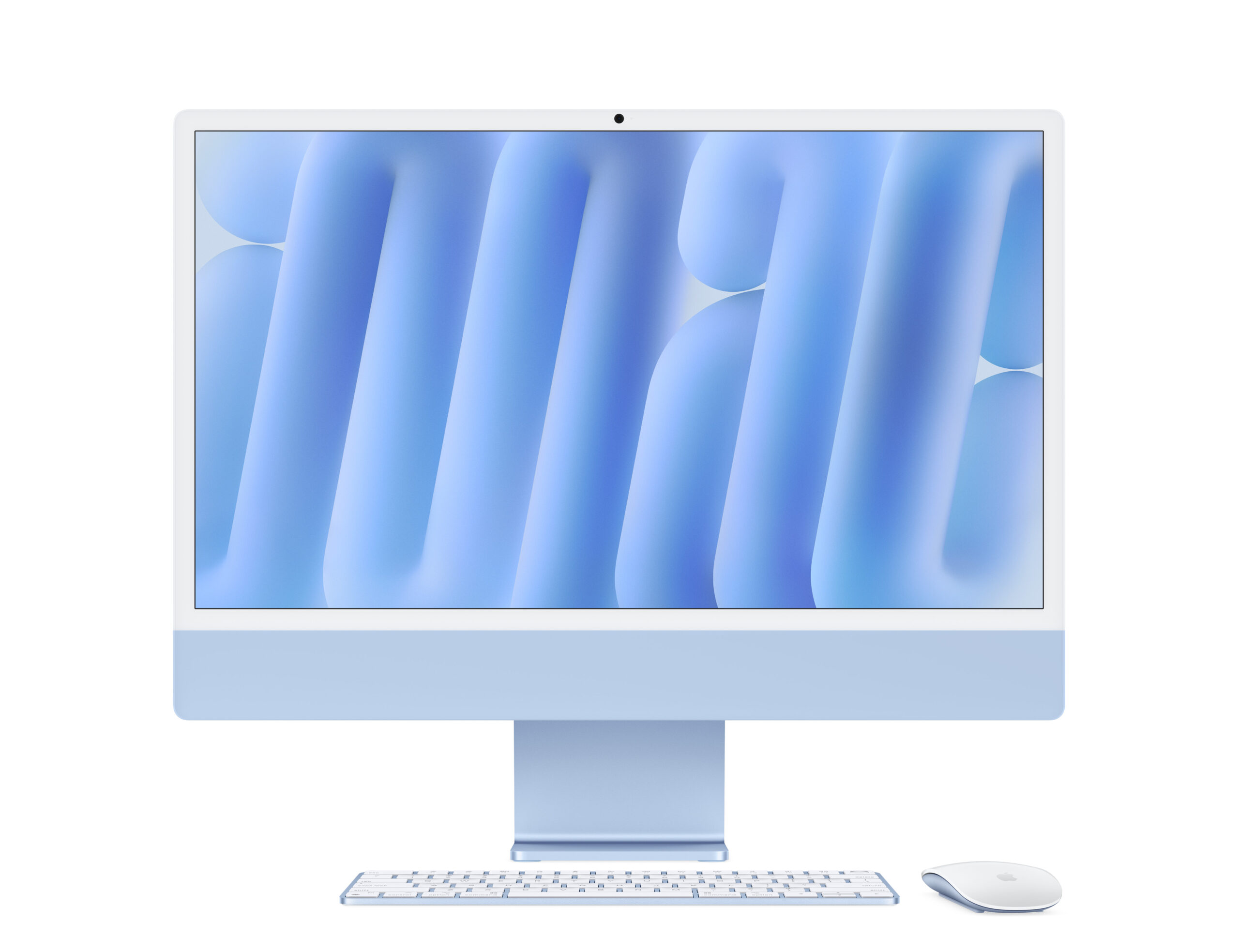 Apple iMac M4 Bleu vue performance