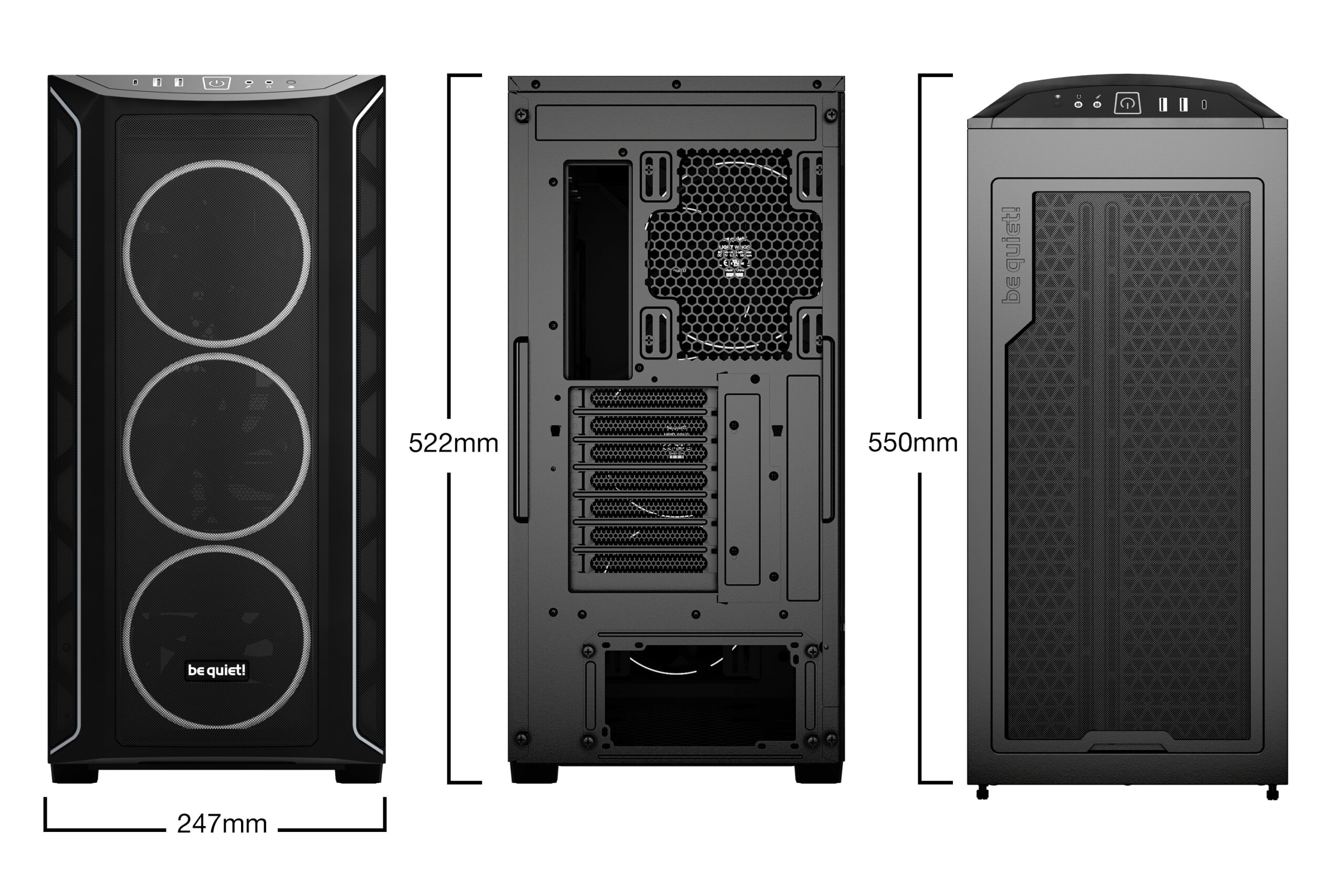 boitier pc be quiet shadow accessoire Razox