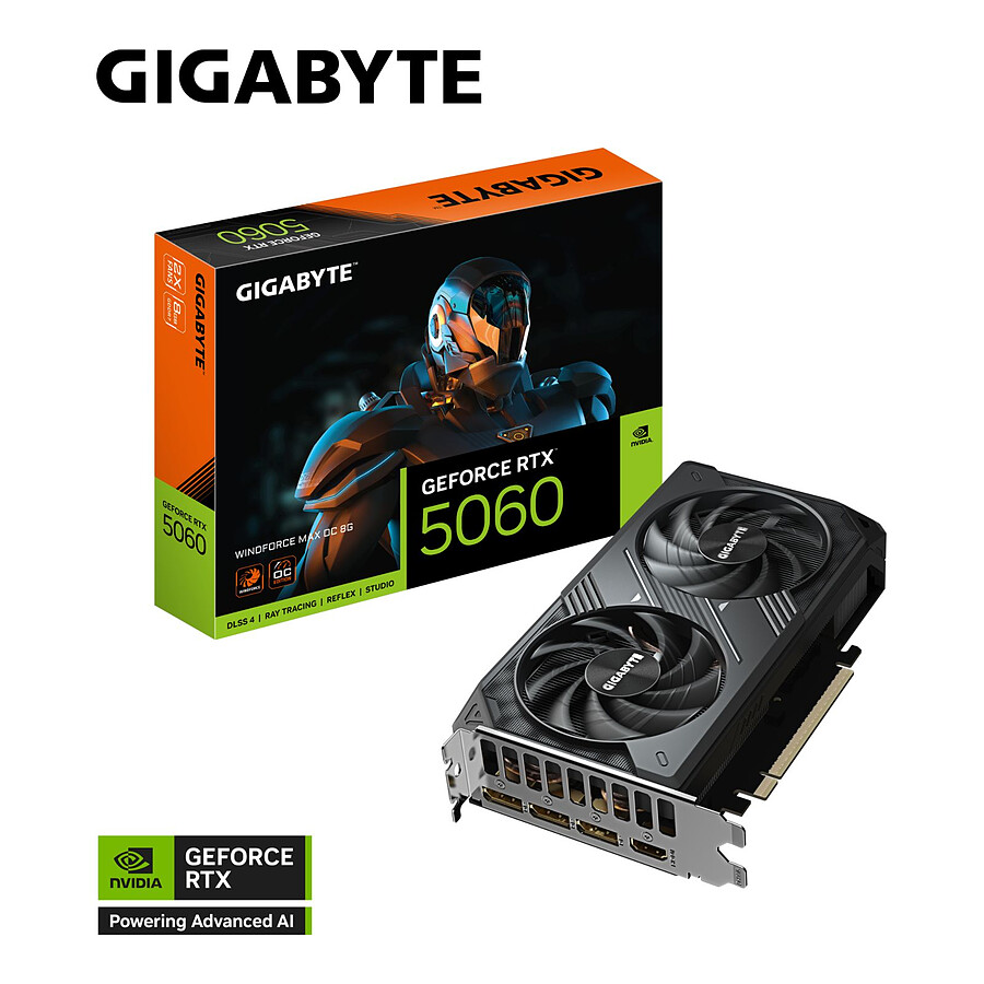 Gigabyte GeForce RTX 5060 Ti WINDFORCE MAX OC 8G