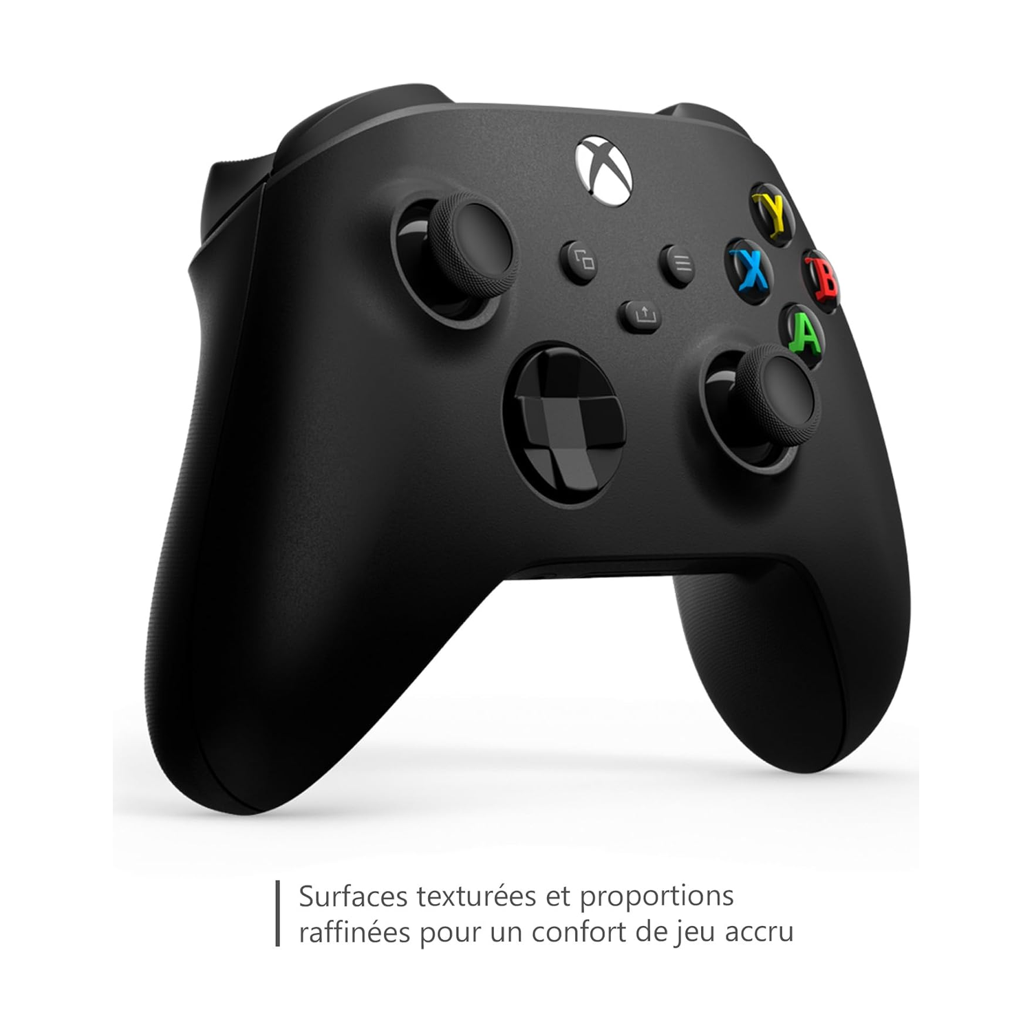 Manette Xbox Carbon Black arrière