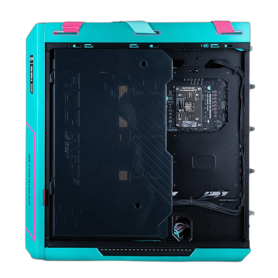 MIKU V1 — intérieur RTX 5080 watercooling ROG Ryuo IV 360 Miku