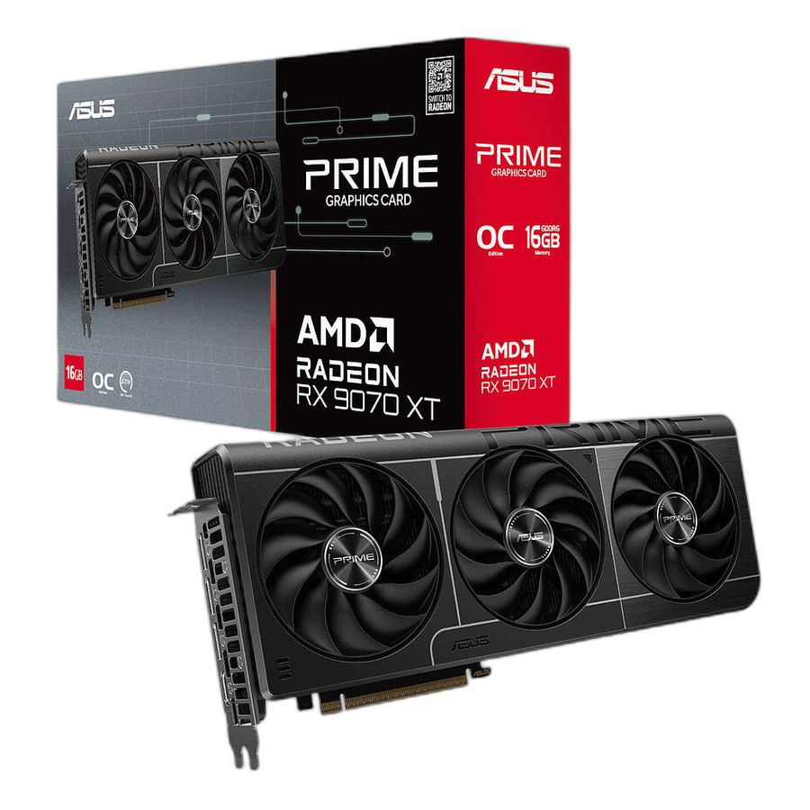 Asus PRIME RX 9070 XT OC 16GB