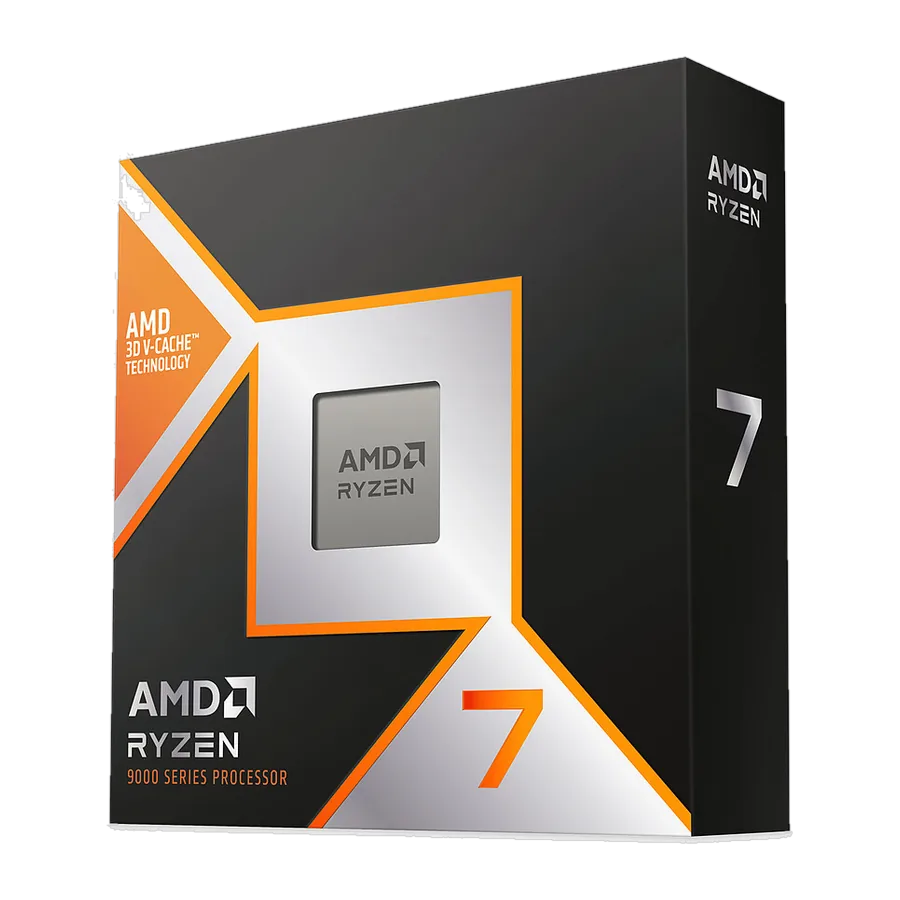 AMD Ryzen 7 9800X3D Box Edition — vue angle